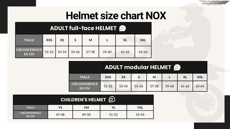 NOX 401 MC HELHJELM MED SOLBRILLER  En igjen XS
